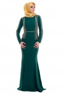 Hijab Kleid Grün S4104