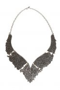 Antike Halskette Silber-Metallic HL15-09