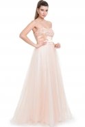 Prinzessin Ballkleid Lachs F2485