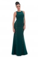 Langes Abendkleid Smaragdgrün S4121