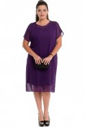 Kurzes Kleid in Übergröße Violette NZ8349