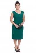 Übergroßes Abendkleid Smaragdgrün C4010