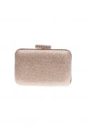 Silber Clutch Tasche Bronze V255-01