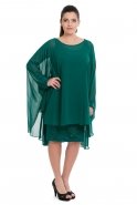 Übergroßes Abendkleid Grün C9018