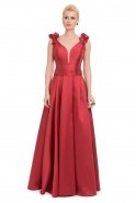 Langes Abendkleid Rot ST5180