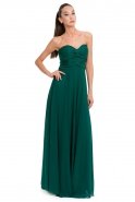 Langes Schatz Abendkleid Smaragdgrün AN2335