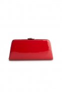 Handtasche aus Lackleder Rot V141