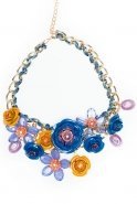 Halskette Blau EBL0022