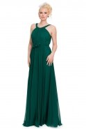 Langes Abendkleid Smaragdgrün AN2337