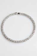 Halskette Silber-Metallic SO100