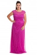 Langes übergroßes Abendkleid Violette O4271