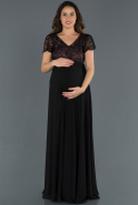 Abendkleid für Schwangere Lang Lavendel ABU749