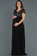 Abendkleid für Schwangere Lang Grau ABU749