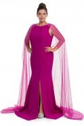 Langes übergroßes Abendkleid Violette O4371