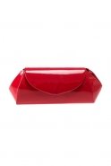 Abendledertasche aus Lackleder Rot V484