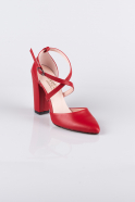 Party-Schuhe Haut Rot AB1033