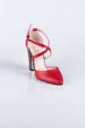 Party-Schuhe Haut Rot AB1032