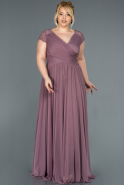 Kleider in Großen Größen Lang Lavendel ABU025