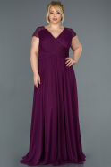 Kleider in Großen Größen Lang Violette ABU025