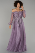Verlobungskleid Lang Lavendel ABU1452