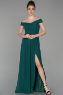 Abendkleid Lang Smaragdgrün ABU1547