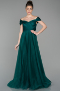 Abendkleid Lang Smaragdgrün ABU1585