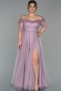 Kleider In Großen Größen Lang Lavendel ABU1620