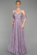 Abendkleid Lang Lavendel ABU1637