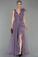 Abendkleid Lang Lavendel ABU1649