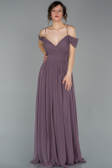 Abendkleid Lang Chiffon Lavendel ABU1654