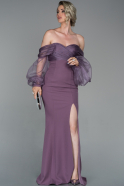 Abendkleid Lang Lavendel ABU1696