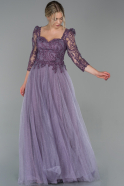 Abendkleid Lang Lavendel ABU1707