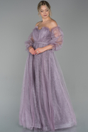 Abendkleid Lang Lavendel ABU1730