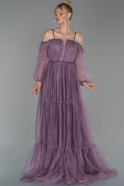 Abendkleid Lang Lavendel ABU1743