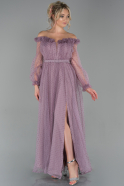 Abendkleid Lang Lavendel ABU1791