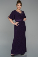 Kleider in Großen Größen Lang Violette ABU1806