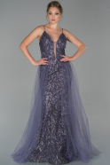 Abendkleid Lang Lavendel ABU1830