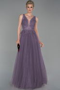 Abendkleid Lang Lavendel ABU1630