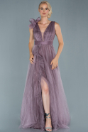 Abendkleid Lang Lavendel ABU1855