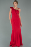 Abendkleid im Meerjungfrau-Stil Lang Rot ABU1868