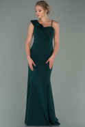 Abendkleid im Meerjungfrau-Stil Lang Smaragdgrün ABU1868