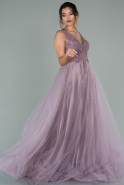 Abendkleid Lang Lavendel ABU1895
