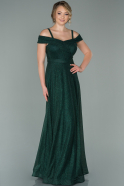 Smaragdgrün Abendkleid Lang ABU1354