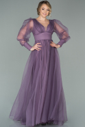 Abendkleid Lang Lavendel ABU1627