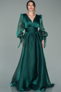 Abendkleid Lang Smaragdgrün ABU1951