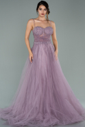Abendkleid Lang Lavendel ABU2014