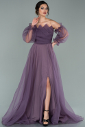 Abendkleid Lang Lavendel ABU2076