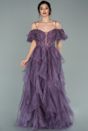 Abendkleid Lang Lavendel ABU2062