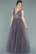 Lavendel Abendkleid Lang ABU2185