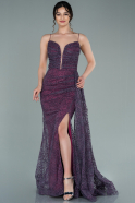 Abendkleid Lang Lavendel ABU2274